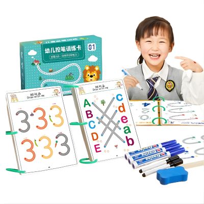 Montessori Zeichenspiel für Kinder – Konzentration, Formen & Zahlen