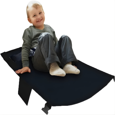 Kinder Flugzeug Fußstütze – Komfortables Reisebett für Flüge Schwarz🖤