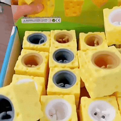 Lustig Maus & Käse Stress Spielzeug– Spiel, Spaß & Entspannung