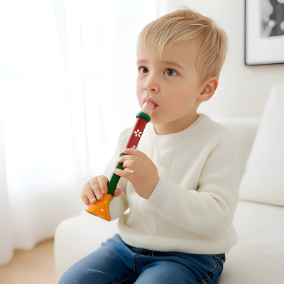 Holz Trompete für Kinder – Montessori Klang & Lernspaß