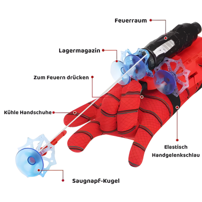 Spider-Mann Netzwerfer – Werde der Superheld zu Hause!