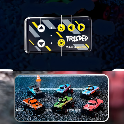 Mini Monster-Truck mit Licht & USB-C für Kinder