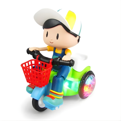 Luminous Stunt Motorrad – Mit Musik, Licht & coolen Bewegungen! Junge