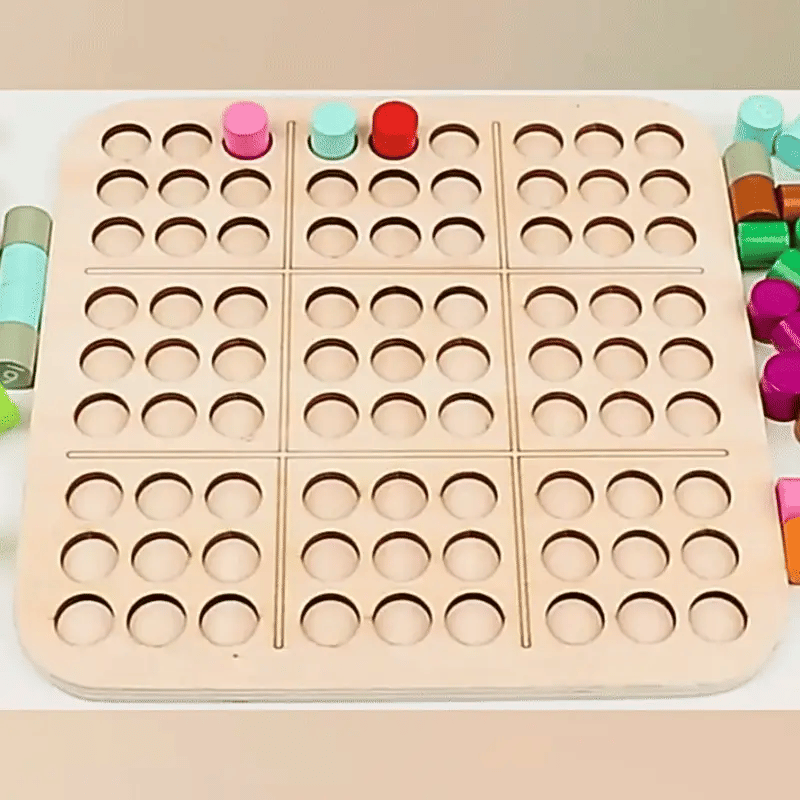 Holz Sudoku Puzzle – Fördert Denken, Konzentration & Kreativität