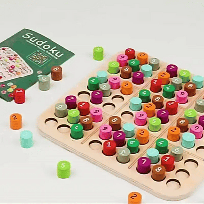 Holz Sudoku Puzzle – Fördert Denken, Konzentration & Kreativität