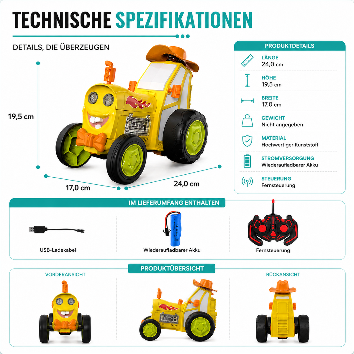 Verrückt Springen Auto – Musik, Licht & Stunts in einem!