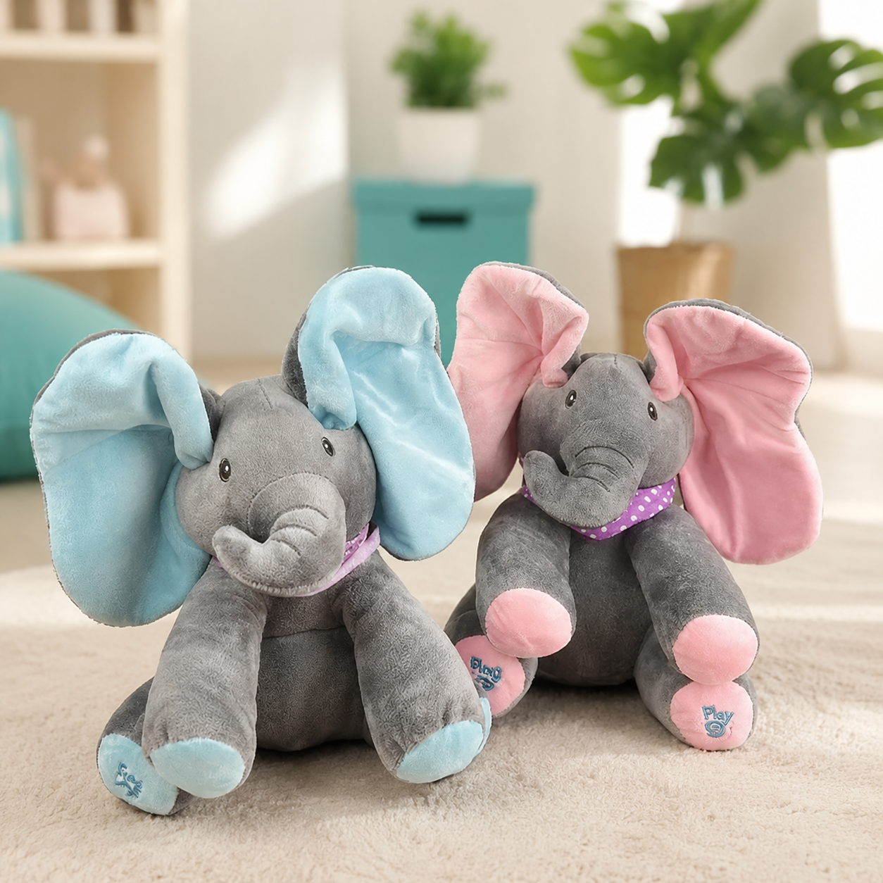 Versteckspiel Elefant Singt, Bewegt Ohren & Bringt Babys zum Lachen!
