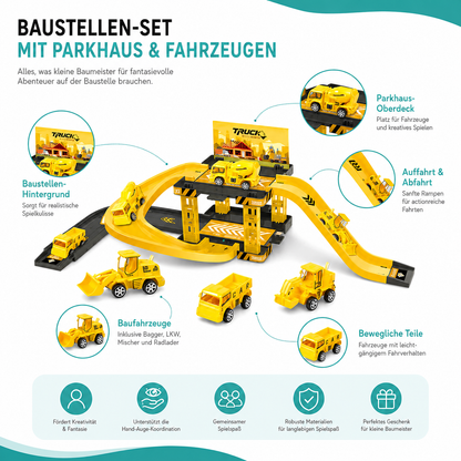 Dino Parken Schiene– Actionreiches Auto-Spielset für Kinder