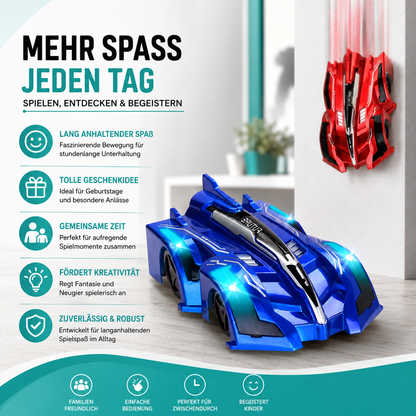 Wandkletter Auto – Fährt ein Wänden & Decken mit LED-Licht