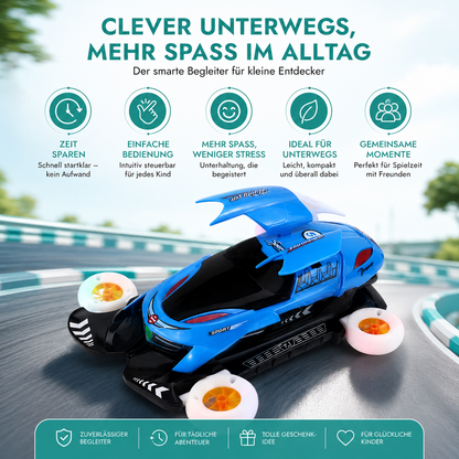 Interaktives 360° Spielzeugauto mit Licht & Musik