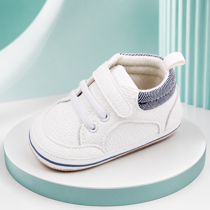 Weiche Baby Prewalker Sneaker für sichere Laufanfänge Weiß