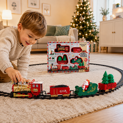 Weihnachtszug mit Licht & Musik für Kinder