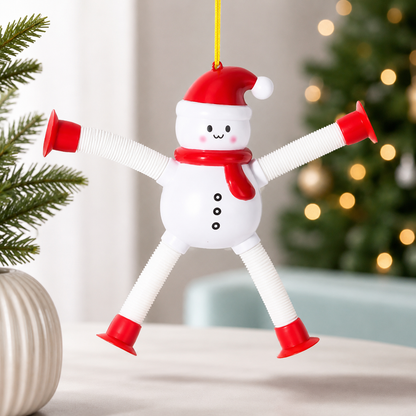 Dehnbare Weihnachtsfiguren – Weihnachtsmann, Schneemann, Elf & Lebkuchenmann Lebkuchenmann