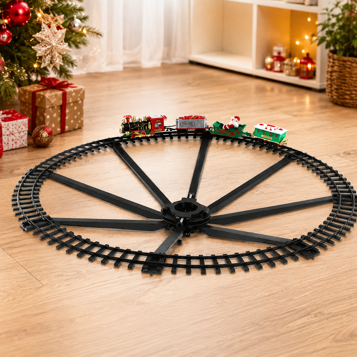 Weihnachtszug mit Licht & Musik für Kinder Stil 1