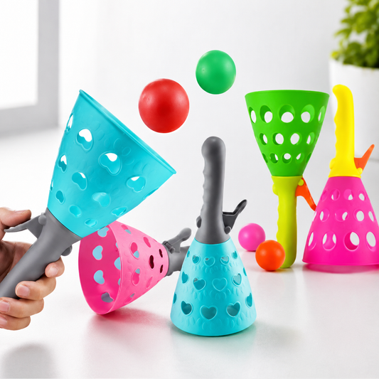 Wurf & Fang Spiel für Kinder – Motorik Trainer Satz