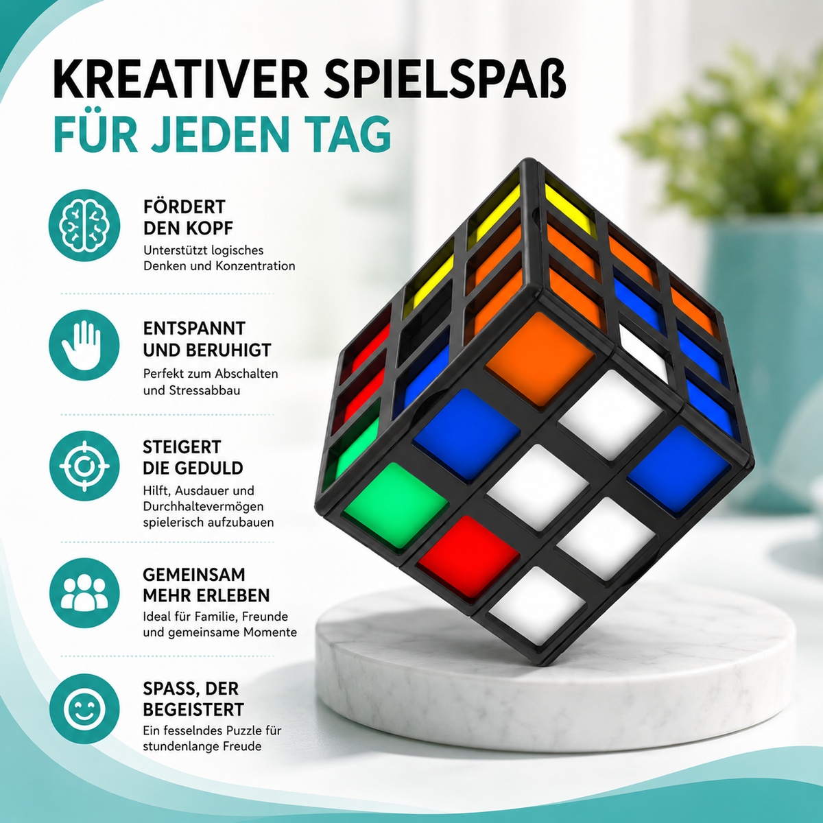 Kreativer Knobelspaß für abwechslungsreiche Beschäftigung.