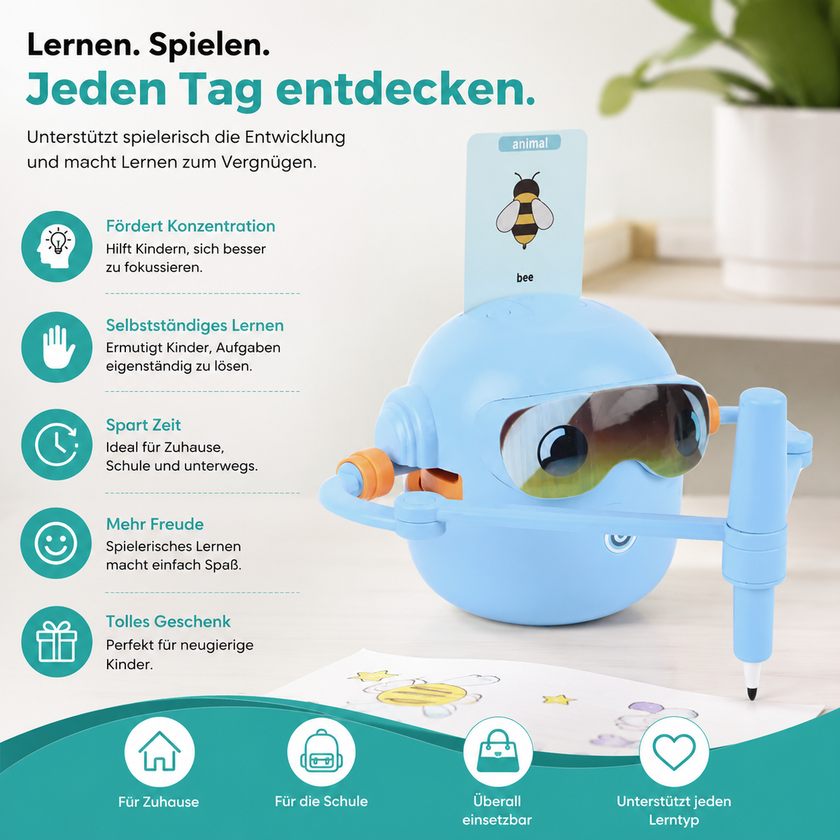 Malroboter für Kinder – Zeichnen, Lernen & Entdecken spielerisch