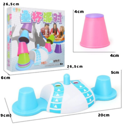 Geschwindigkeit Tassen Herausforderung– Das rasante Logik-Spiel für alle Altersgruppen!