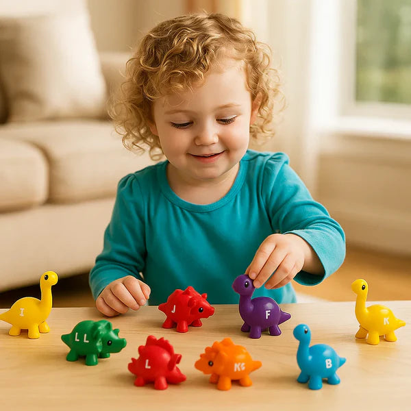Dinosaurier Lernspielzeug – Farben, Zahlen & Buchstaben spielerisch entdecken