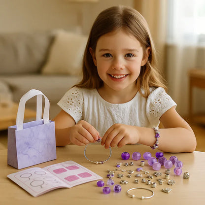 Schmuck-Bastelset für Mädchen – 66 Teile für Spaß & Kreativität