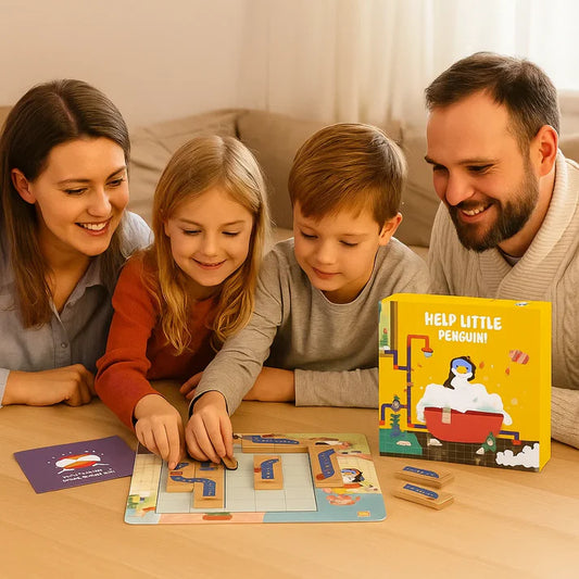 Pinguin-Puzzlespiel für Kinder – Fördert Kreativität und sorgt für Spaß für Eltern und Kinder