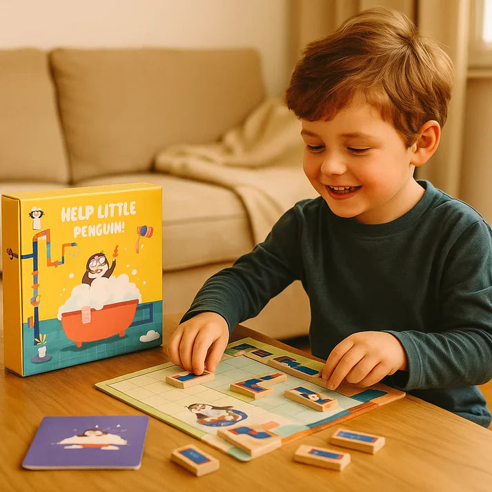 Pinguin-Puzzlespiel für Kinder – Fördert Kreativität und sorgt für Spaß für Eltern und Kinder