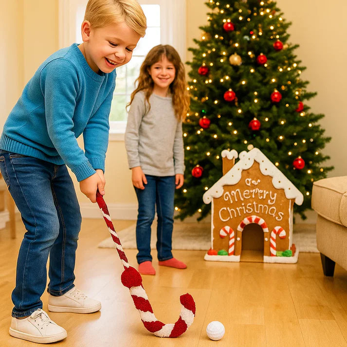 Weihnachts-Golfspiel-Satz – Innenbereich - und Im Freien-Familienspaß