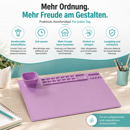 Multifunktionale Silikon-Malunterlage für kreative Meisterwerke