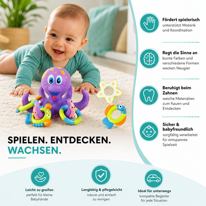 Interaktives Oktopus-Badespielzeug – Spielspaß & Lernen im Wasser