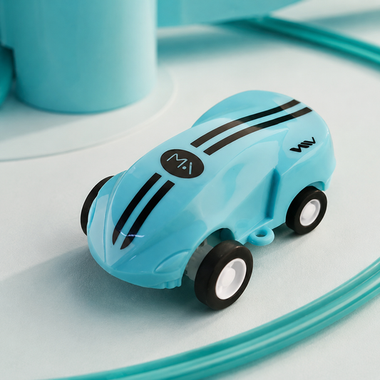 Mini Rennfahrerin mit Licht – 360° Stunt Geschwindigkeit für grenzenlosen Spielspaß Blau