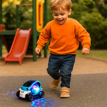 Leuchtende Krabbel-Schnecke – Bauchzeit-Sensorspielzeug für Babys