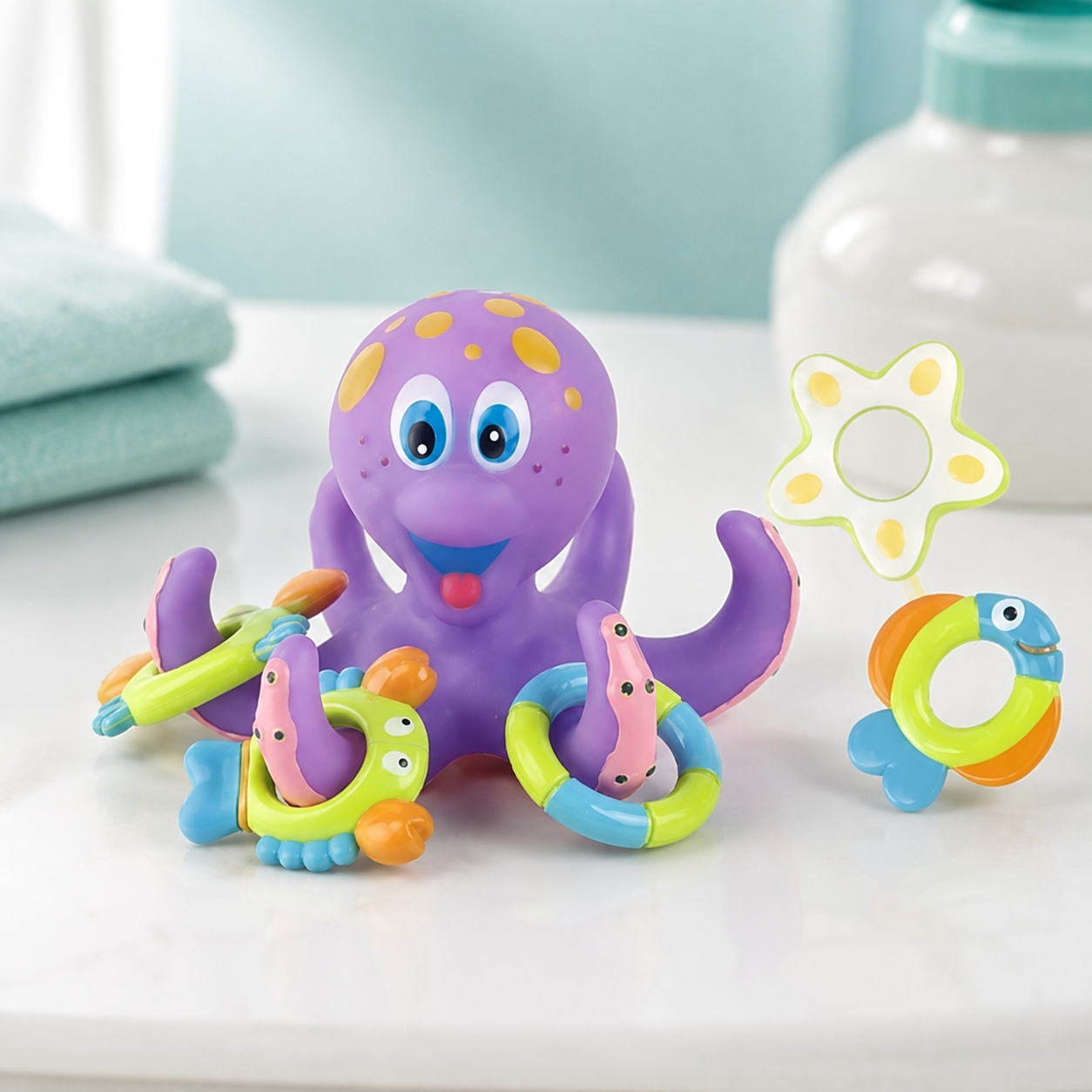 Interaktives Oktopus-Badespielzeug – Spielspaß & Lernen im Wasser