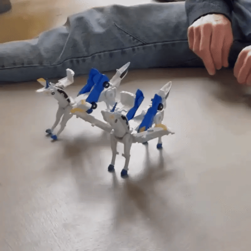 Magisch Pegasus Einhorn Auto– Verwandelt sich im Spiel!