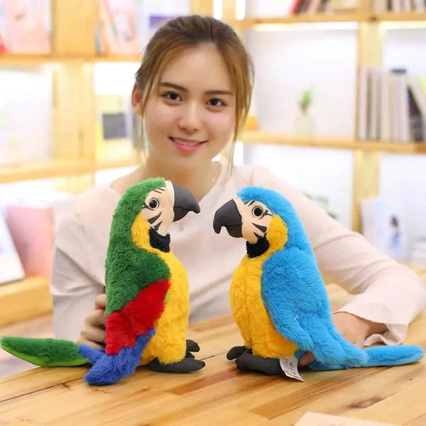 Lebensechte Papageienvogelpuppe – Perfektes Geschenk für Kinder