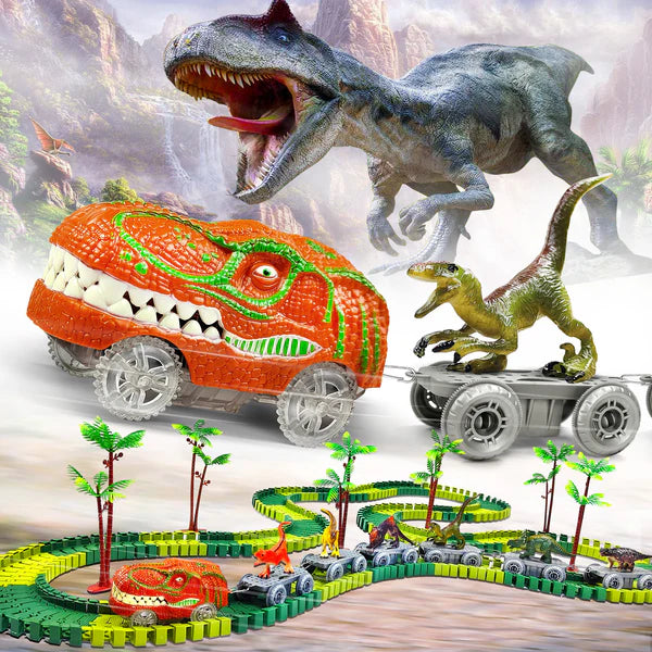 Dinosaur Zug Spielzeug – Rasante Abenteuer auf flexibler Rennstrecke