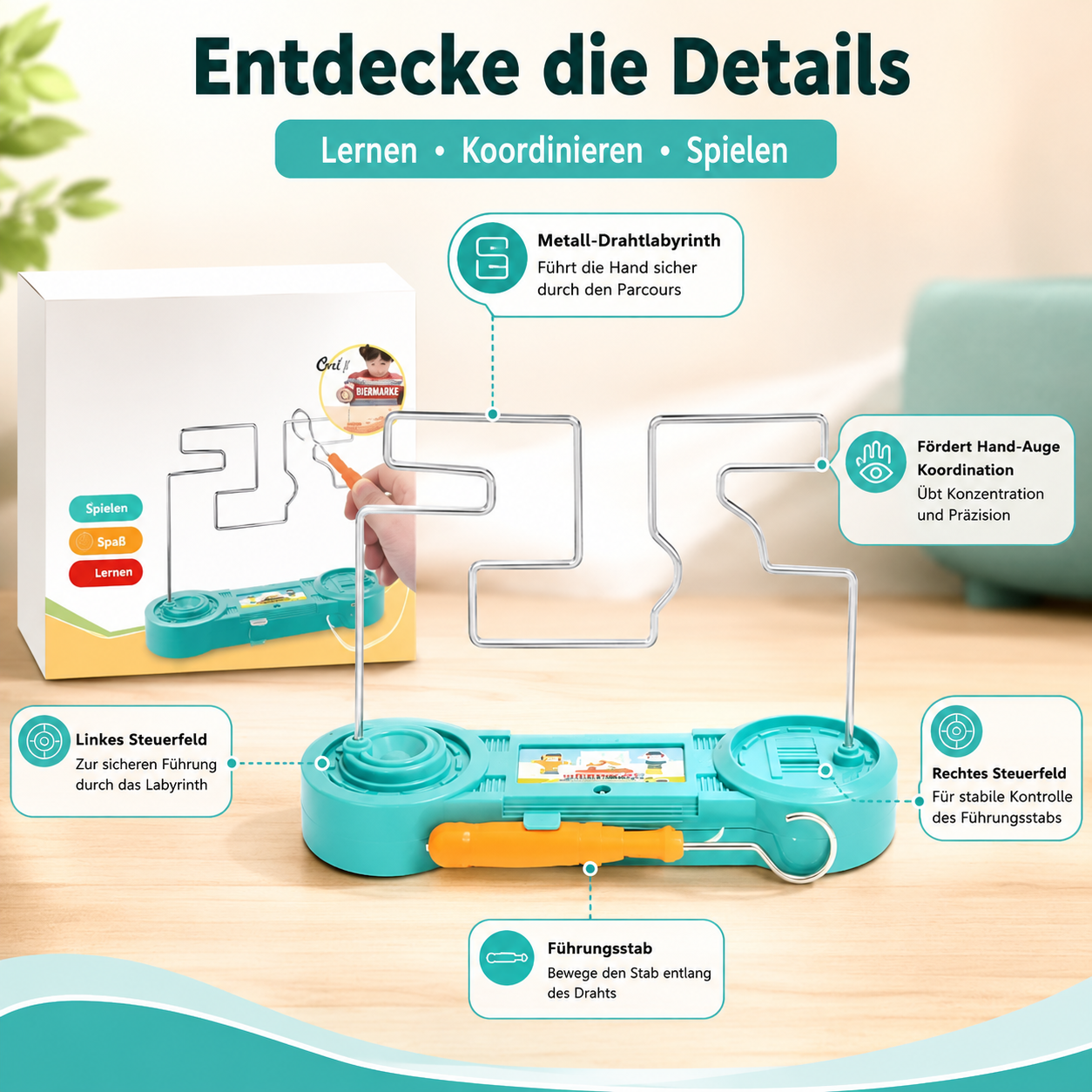 Interaktives Elektrik-Lernspielzeug – Strom spielerisch entdecken