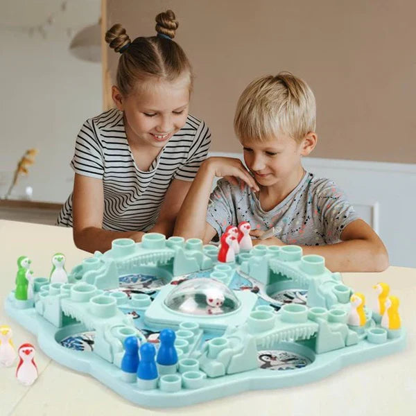 Interaktives Pinguinspiel – Familienspaß und Gehirntraining!