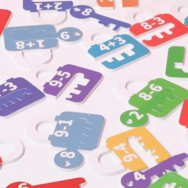 Montessori Formen- & Zahlen-Spiel – Logisches Denken leicht gemacht