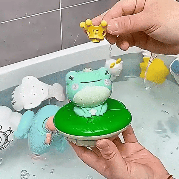 Interaktiver Baby Badefrosch – Wasser & Spaß pur!