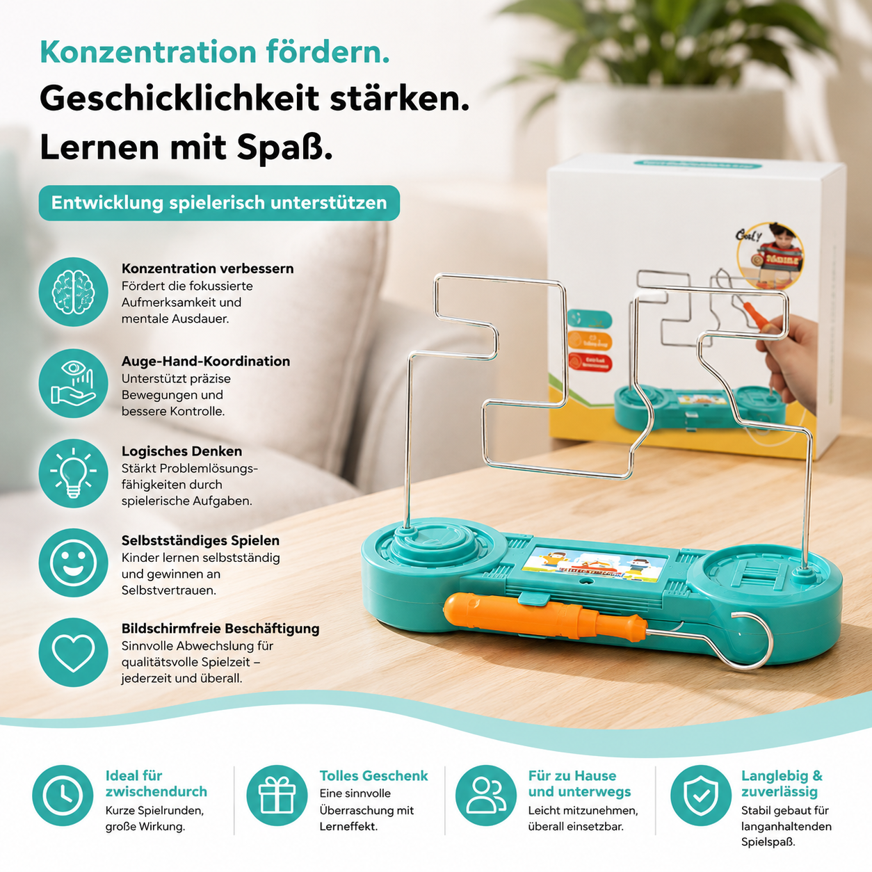 Interaktives Elektrik-Lernspielzeug – Strom spielerisch entdecken