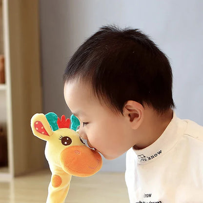 Sprachwiederholende Giraffe – Weiches Kuscheltier mit Musik & Bewegung