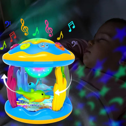 Magischer Ozean Licht Projektor – Musik & Lichter für Babys