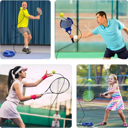 Tennis Trainer mit Rückprall-Seil – Perfekt für Alle Levels