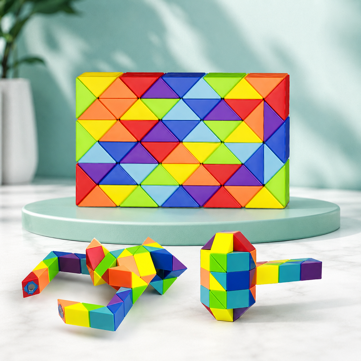 Regenbogen Magie Herrscherin – Kreatives 3D Puzzle zum Formen & Entspannen Stil 72