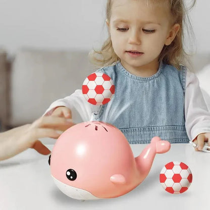 Elektrisches Walspielzeug mit schwimmendem Ball und Doppellüfterfunktion