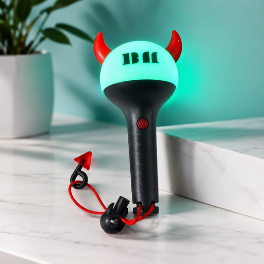 Mini Babymonster Lightstick Schlüsselanhänger – Leuchtender Begleiter für unterwegs