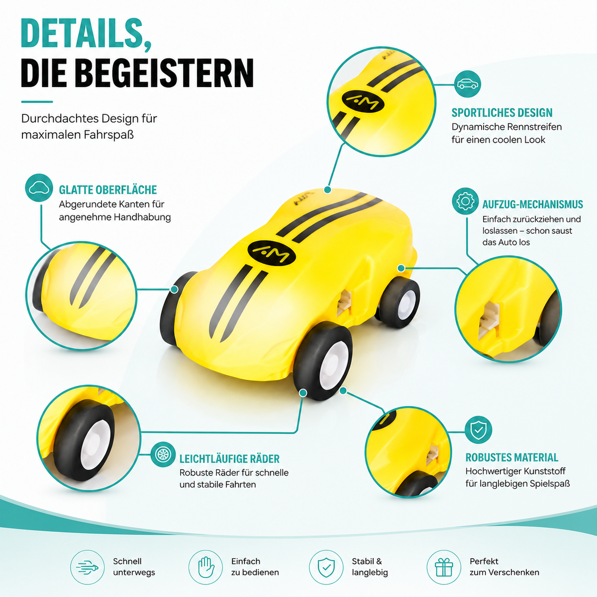 Mini Rennfahrerin mit Licht – 360° Stunt Geschwindigkeit für grenzenlosen Spielspaß