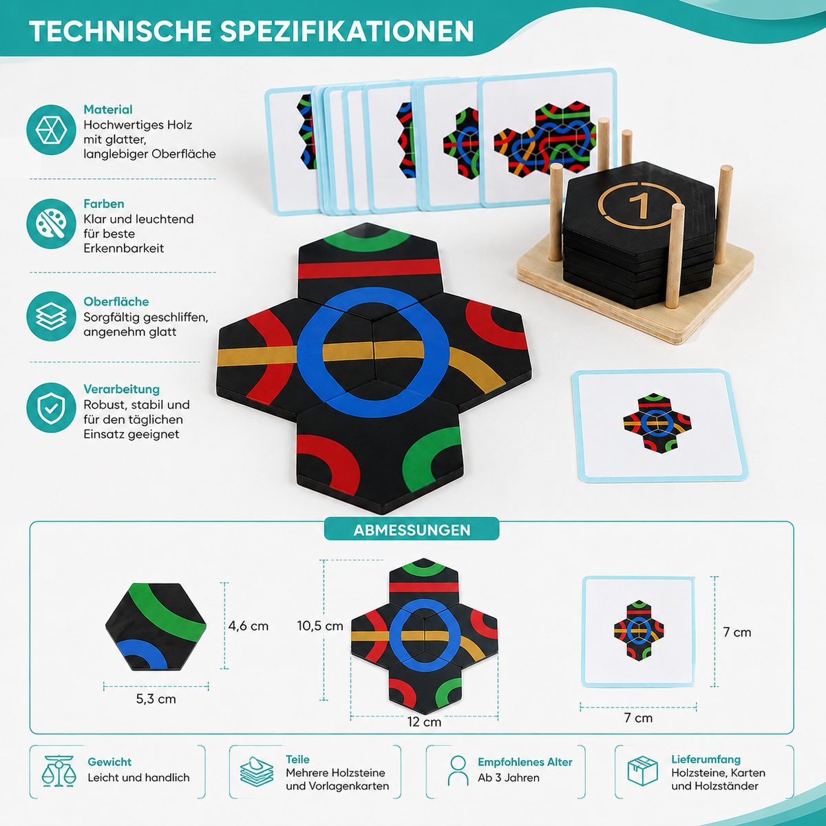 Montessori Logik Puzzle – Kreatives Denkspiel für Kinder