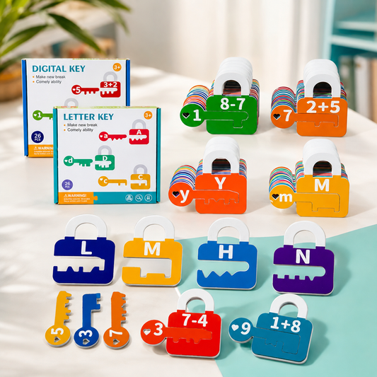 Montessori Formen- & Zahlenspiel – Logisches Denken spielerisch fördern