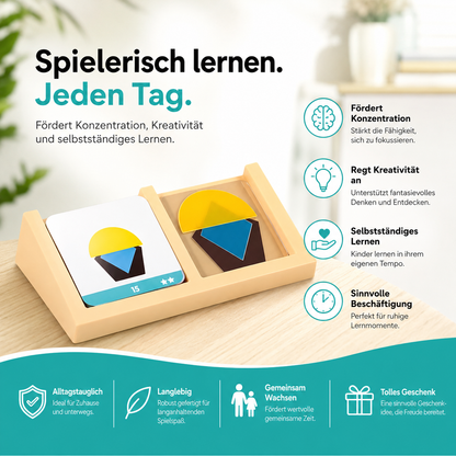 Haus Design Puzzle – Montessori Logikspiel für Kinder